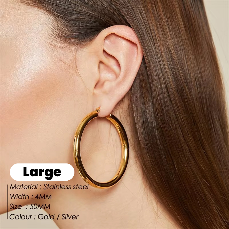 Lightweight Hoop Earrings