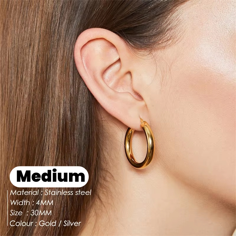 Lightweight Hoop Earrings
