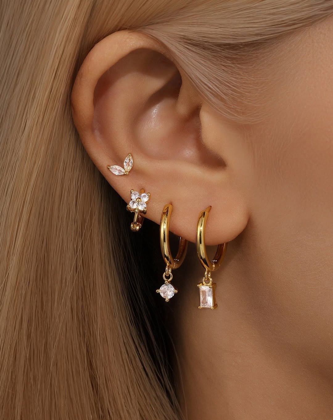 Aurora Hoops & Studs Earring Set