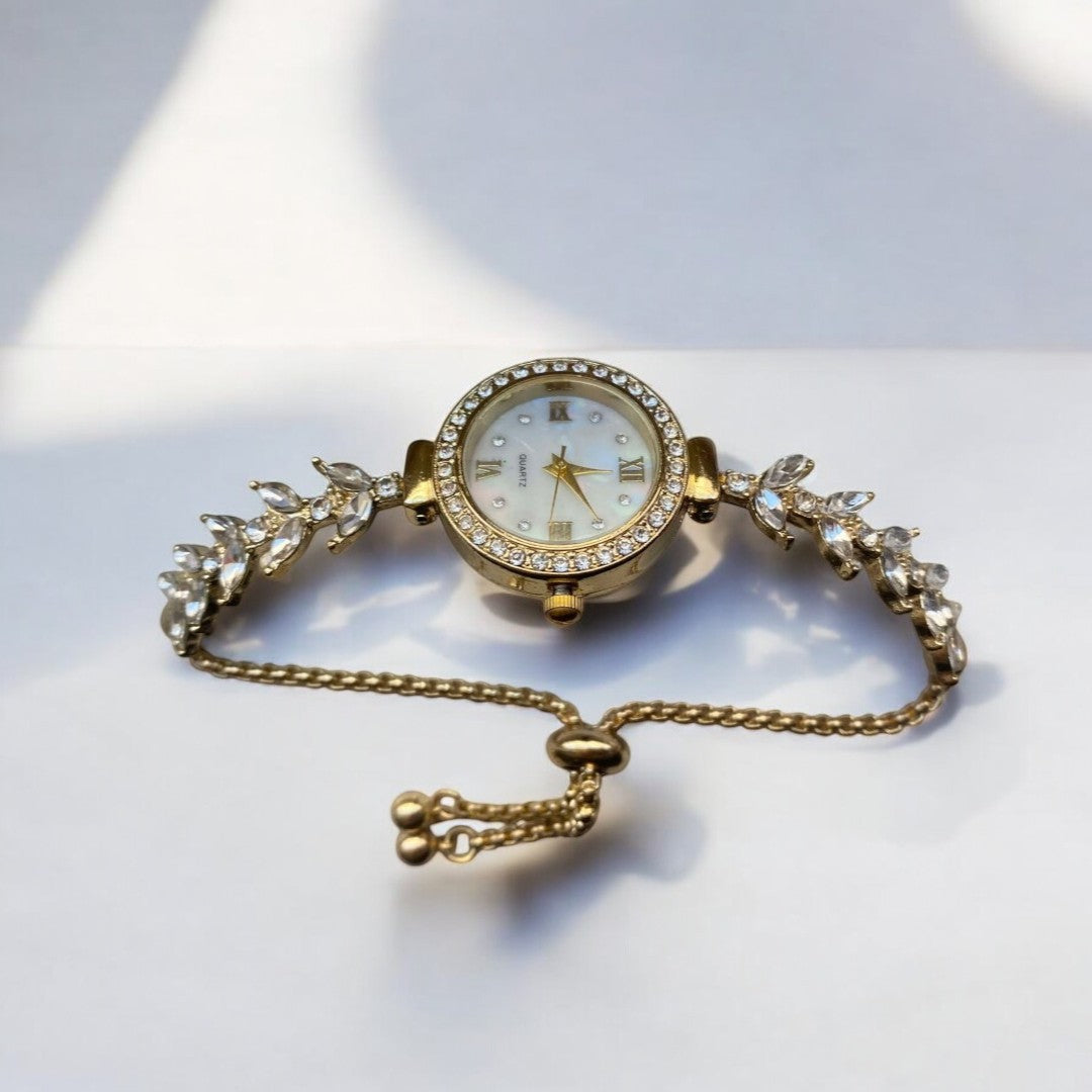 Crystal Bracelet Watch