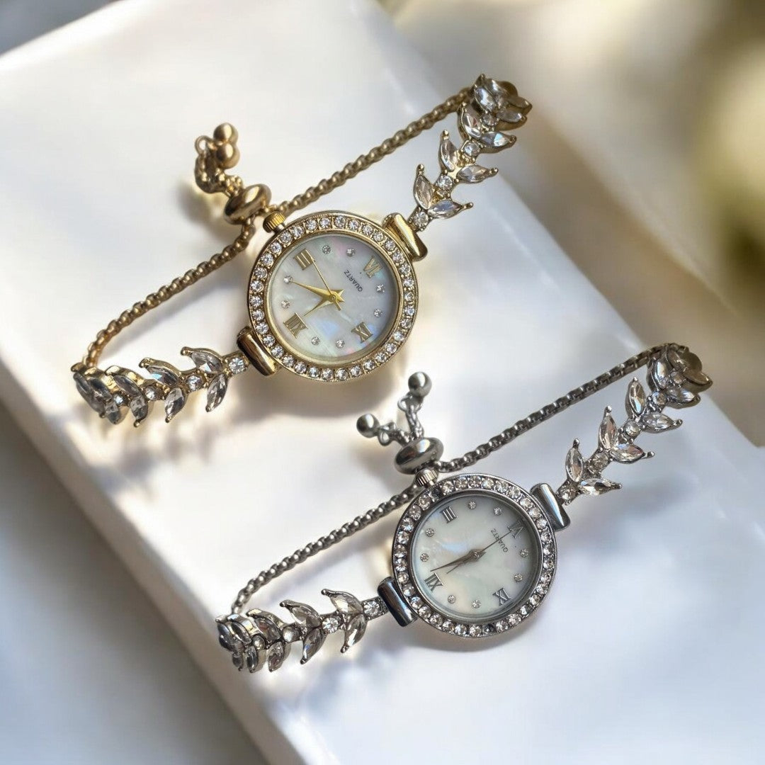 Crystal Bracelet Watch