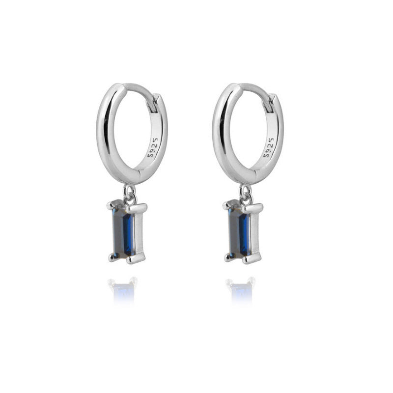 Gold Silver Huggies Dangle Hoop Earrings