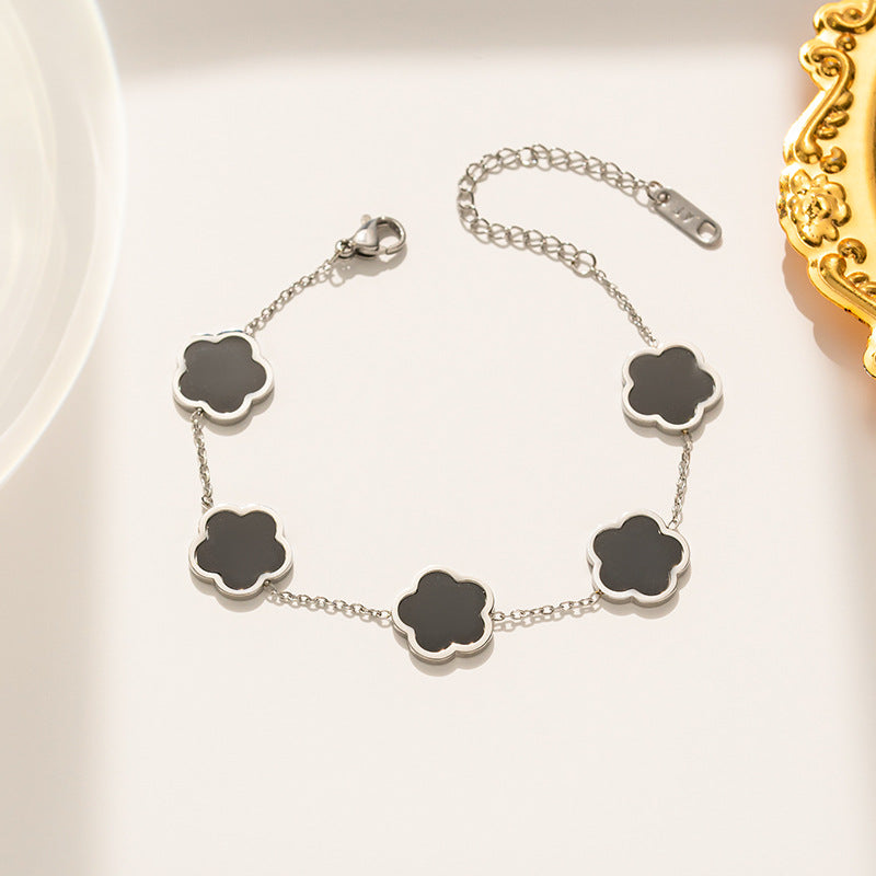 Silver Clove Bracelet