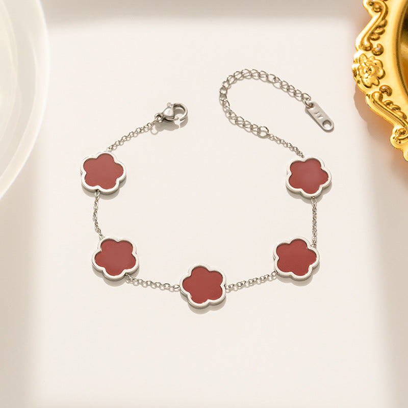 Silver Clove Bracelet