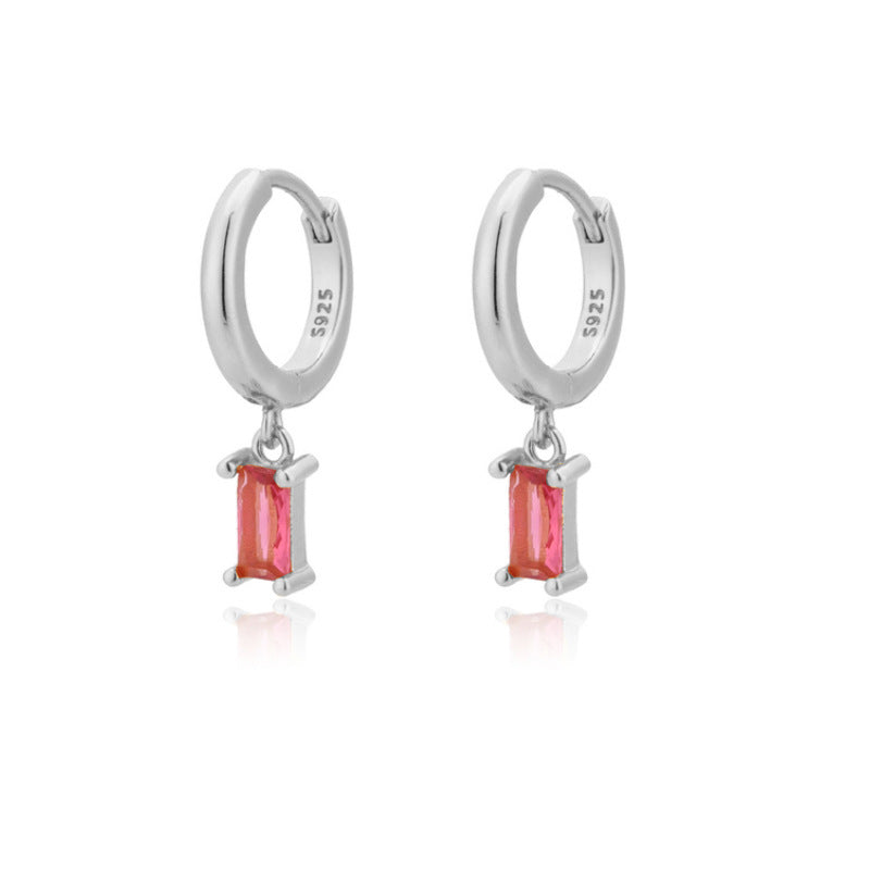 Gold Silver Huggies Dangle Hoop Earrings