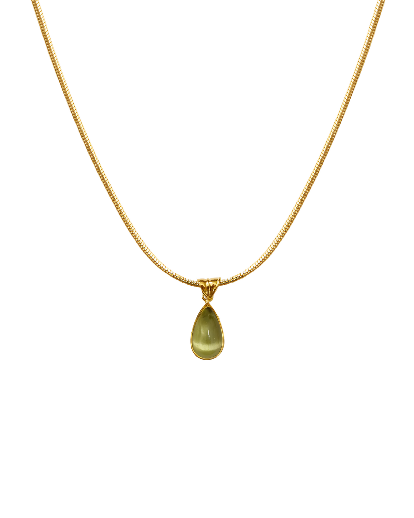 18K Gold Waterdrop Necklace