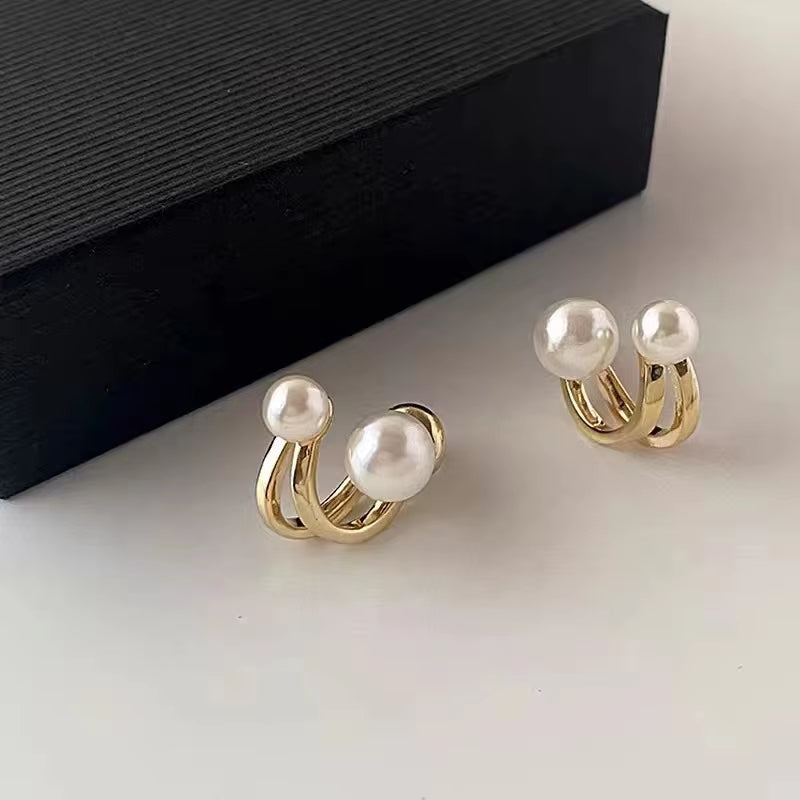 Pearl Swirl Earrings