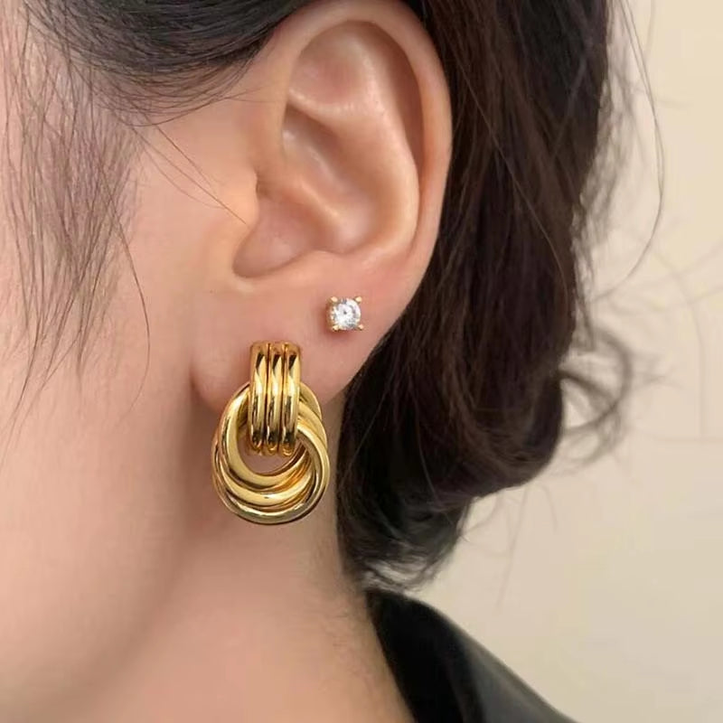 Layered Hoop Earrings