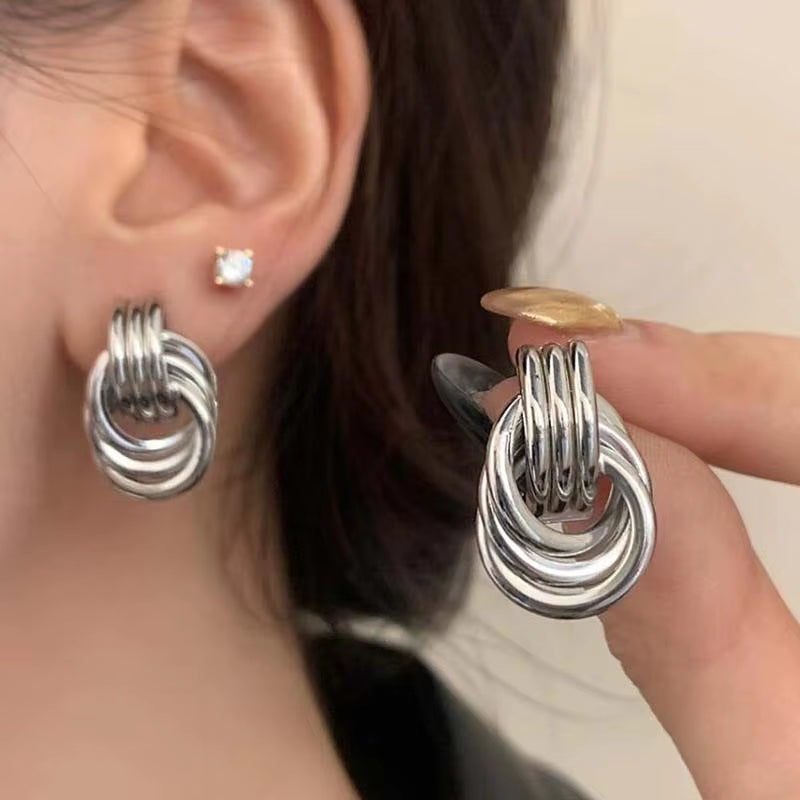 Layered Hoop Earrings