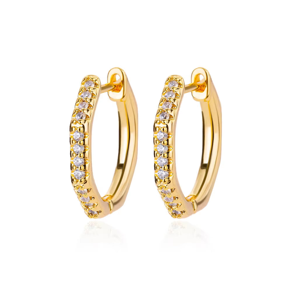 Polygon Sparkle Earrings