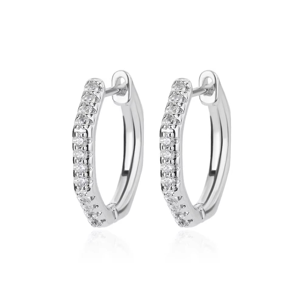Polygon Sparkle Earrings
