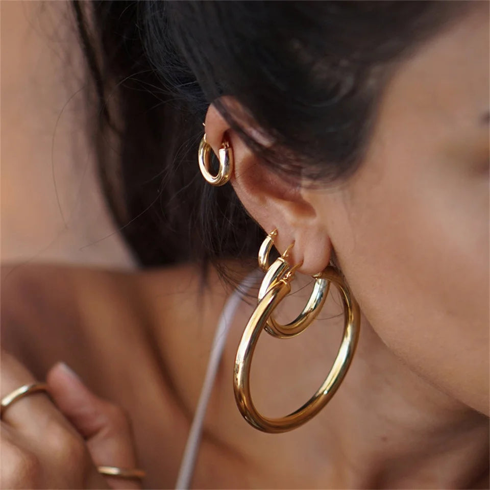 Lightweight Hoop Earrings