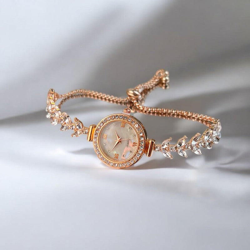 Crystal Bracelet Watch