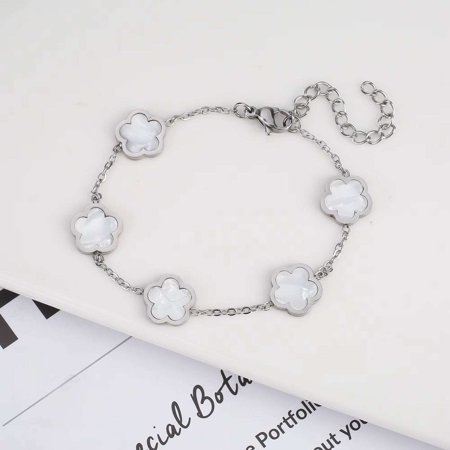 Silver Clove Bracelet
