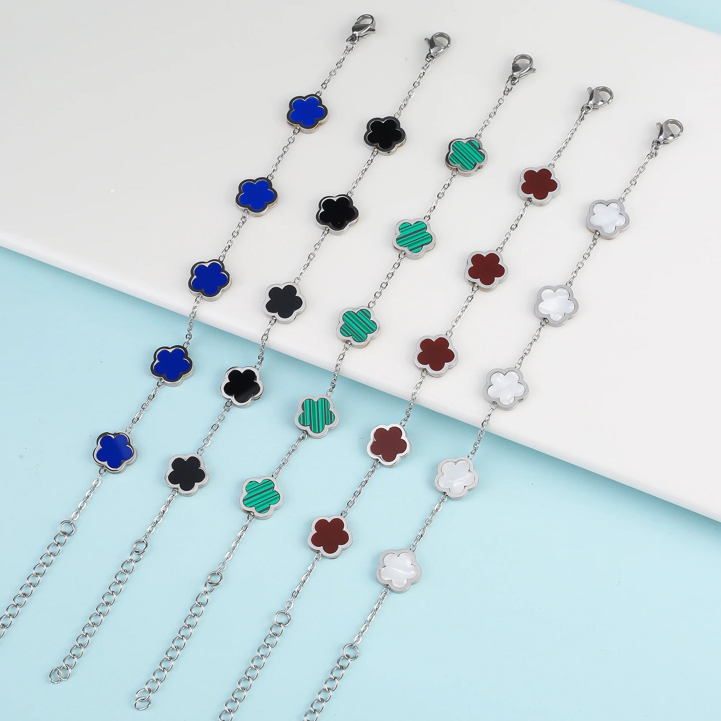 Silver Clove Bracelet