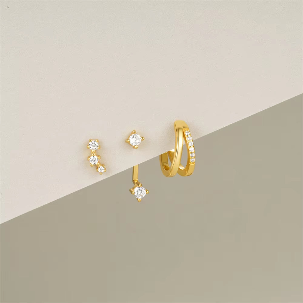 3 Piece Earrings Set