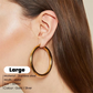 Lightweight Hoop Earrings
