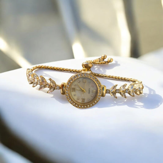 Crystal Bracelet Watch