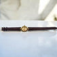 Vintage Brown Leather Watch