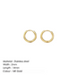 14K Gold Classic Round Hoop Earrings