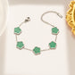 Silver Clove Bracelet