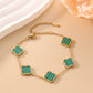 18K Clover Bracelet