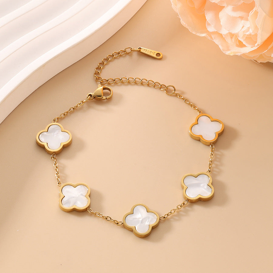 18K Clover Bracelet