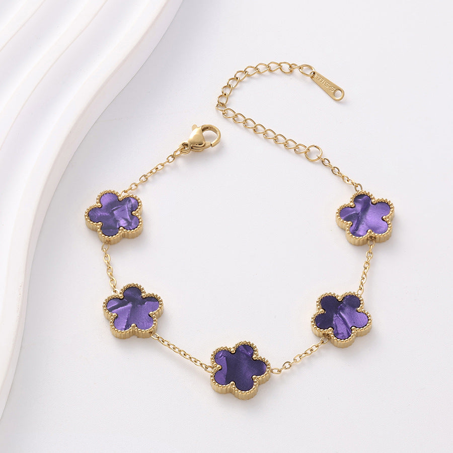 18K Clover Bracelet