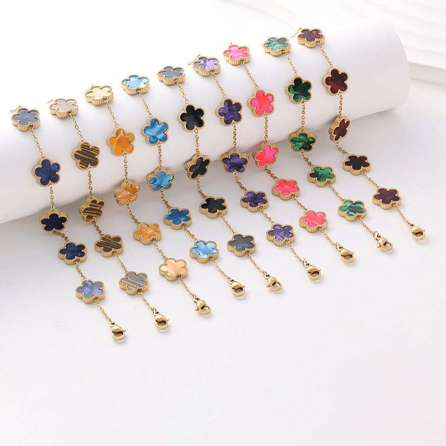 18K Clover Bracelet