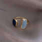 18K Gold Aquamarine Ring