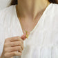 18K Gold Opal Stone Necklace