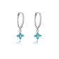 Gold Silver Dangle Hoop Earrings
