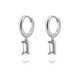 Gold Silver Huggies Dangle Hoop Earrings