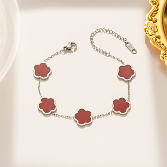 Silver Clove Bracelet