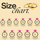 18K Gold Sunflower Stackable Rings