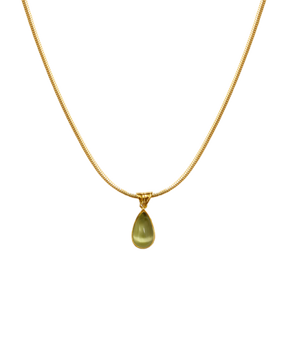 18K Gold Waterdrop Necklace