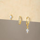 3 Piece Dangle Hoop Earring Set