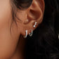 3 Piece Nova Hoop Star Earring Set
