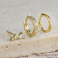 3 Piece Nova Hoop Star Earring Set