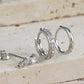 3 Piece Nova Hoop Star Earring Set