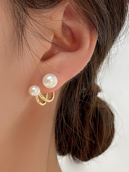 Pearl Swirl Earrings