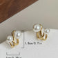 Pearl Swirl Earrings
