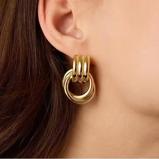 Layered Hoop Earrings