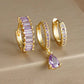 3 Piece Gemstone Earring Set