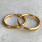 14K Gold Classic Round Hoop Earrings