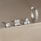 Flower 4 Piece Earring Set