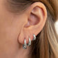 3 Piece Royal Hoop Earring Set