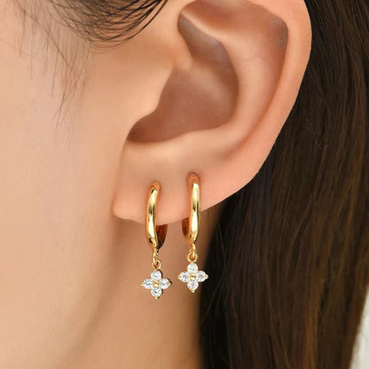 2 Piece Clove Earring Set