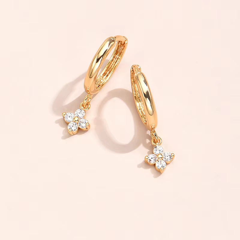 2 Piece Clove Earring Set
