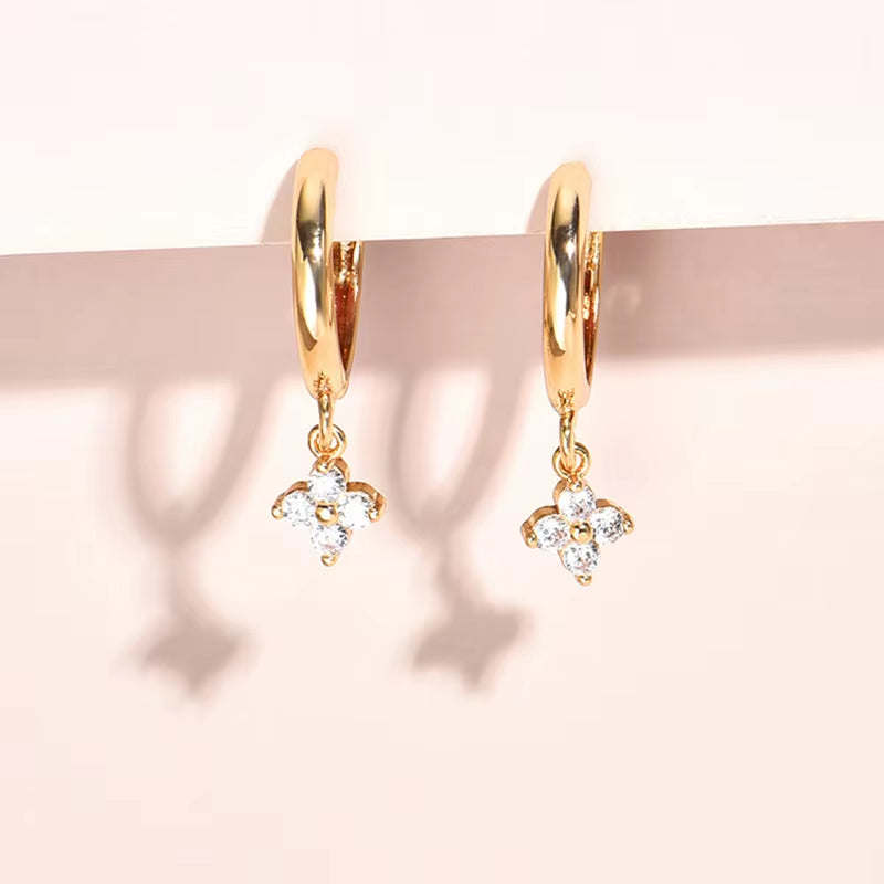 2 Piece Clove Earring Set